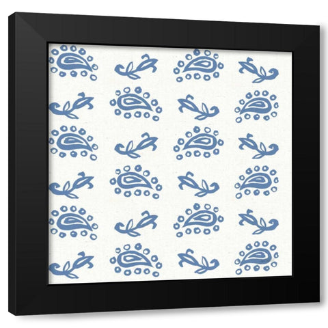 Fruit Stand Pattern IIB Black Modern Wood Framed Art Print by Tavoletti, Anne