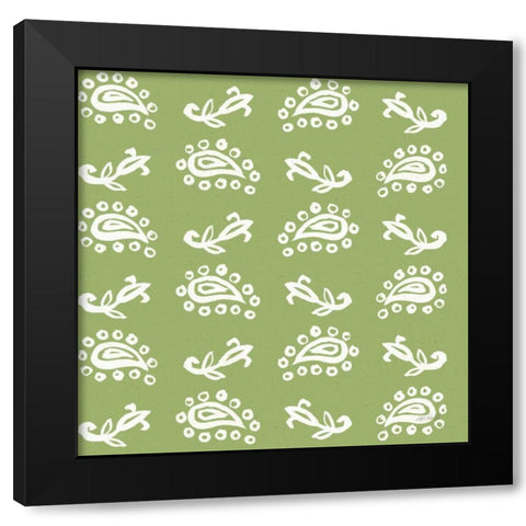 Fruit Stand Pattern IIH Black Modern Wood Framed Art Print by Tavoletti, Anne