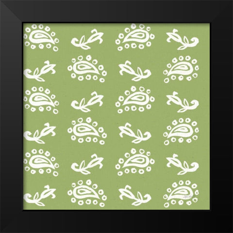 Fruit Stand Pattern IIH Black Modern Wood Framed Art Print by Tavoletti, Anne