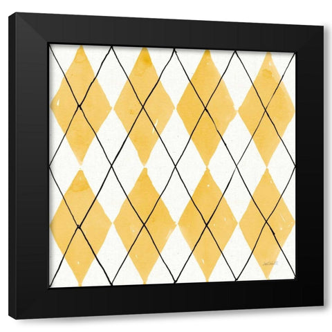 Fruit Stand Pattern VC Black Modern Wood Framed Art Print with Double Matting by Tavoletti, Anne