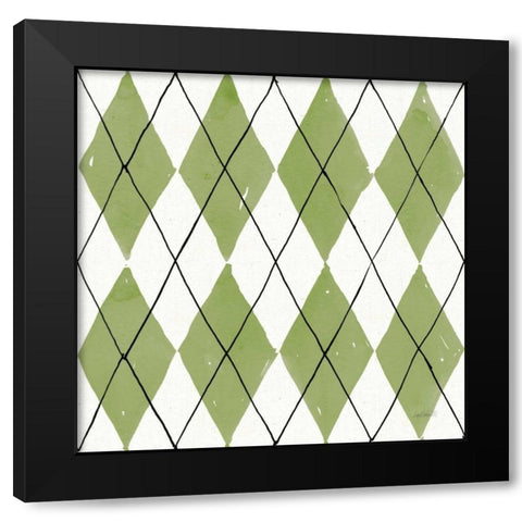 Fruit Stand Pattern VD Black Modern Wood Framed Art Print by Tavoletti, Anne