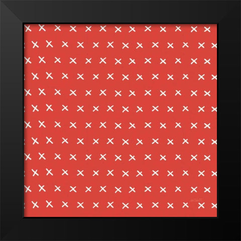 Fruit Stand Pattern VIB Black Modern Wood Framed Art Print by Tavoletti, Anne