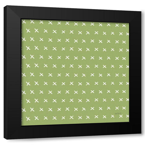 Fruit Stand Pattern VIE Black Modern Wood Framed Art Print by Tavoletti, Anne