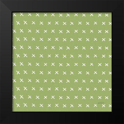 Fruit Stand Pattern VIE Black Modern Wood Framed Art Print by Tavoletti, Anne