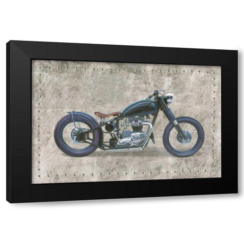 Lets Roll I Gray Black Modern Wood Framed Art Print with Double Matting by Wiens, James