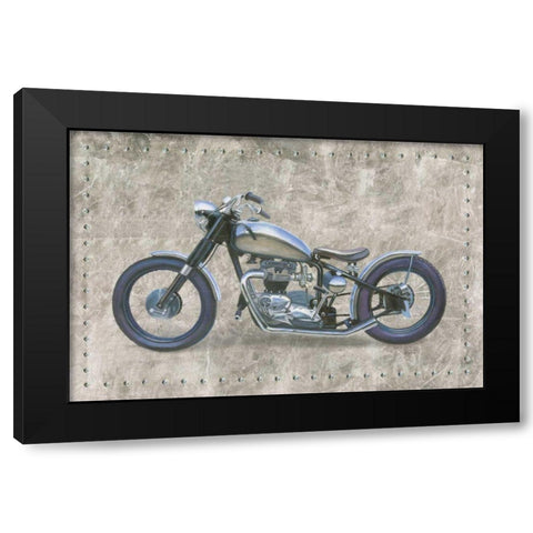 Lets Roll II Gray Black Modern Wood Framed Art Print by Wiens, James