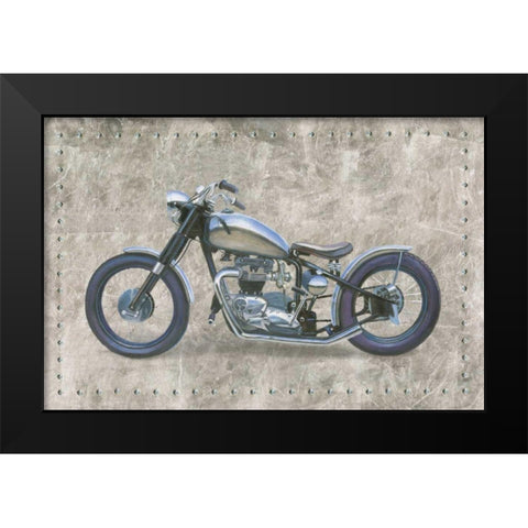 Lets Roll II Gray Black Modern Wood Framed Art Print by Wiens, James