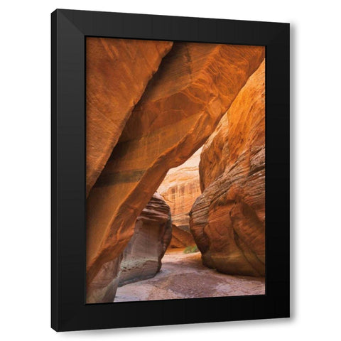 Buckskin Gulch I Black Modern Wood Framed Art Print with Double Matting by Majchrowicz, Alan
