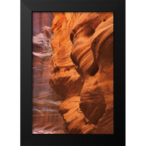 Buckskin Gulch III Black Modern Wood Framed Art Print by Majchrowicz, Alan
