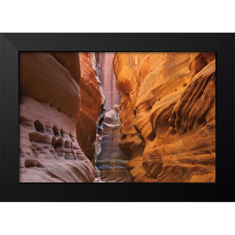 Buckskin Gulch V Black Modern Wood Framed Art Print by Majchrowicz, Alan