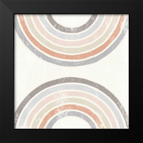 Over the Rainbow I Black Modern Wood Framed Art Print by Hershey, Moira