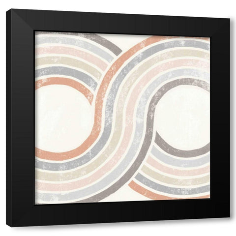 Over the Rainbow II Black Modern Wood Framed Art Print by Hershey, Moira