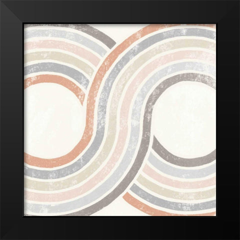 Over the Rainbow II Black Modern Wood Framed Art Print by Hershey, Moira