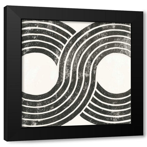 Over the Rainbow BW II Black Modern Wood Framed Art Print with Double Matting by Hershey, Moira