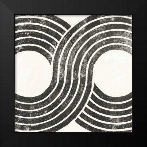 Over the Rainbow BW II Black Modern Wood Framed Art Print by Hershey, Moira