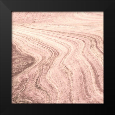 Coyote Buttes V Blush Crop Black Modern Wood Framed Art Print by Majchrowicz, Alan