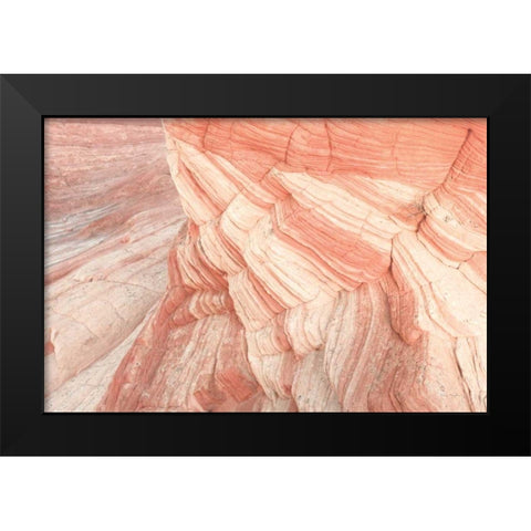Coyote Buttes VII Blush Black Modern Wood Framed Art Print by Majchrowicz, Alan
