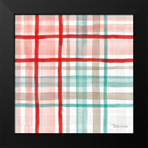 Paws of Love Pattern V Black Modern Wood Framed Art Print by Grove, Beth