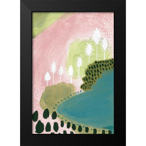 Abundance I Black Modern Wood Framed Art Print by Mack, Lynn