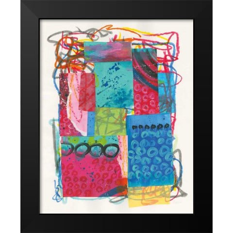 Experimental I Black Modern Wood Framed Art Print by Prahl, Courtney