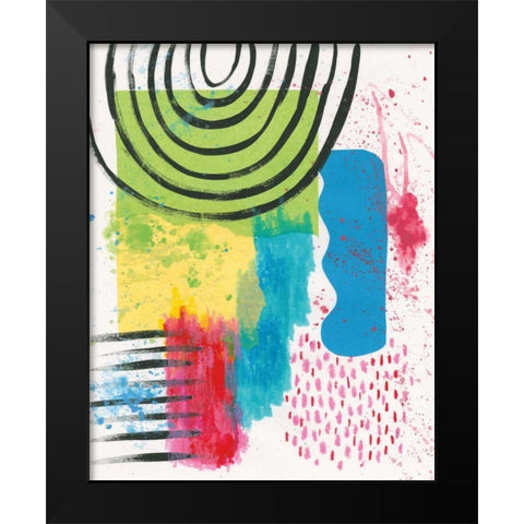 Experimental III Black Modern Wood Framed Art Print by Prahl, Courtney