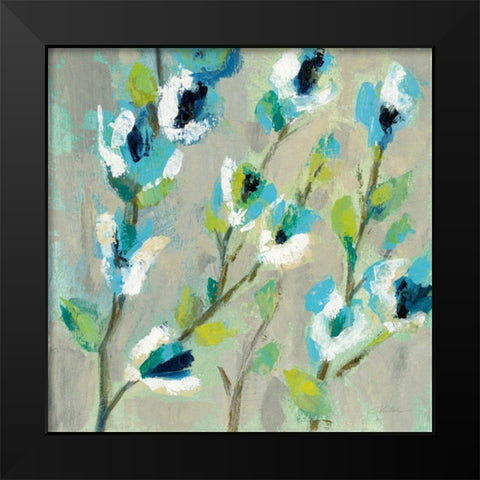Whimsical Branch I Black Modern Wood Framed Art Print by Vassileva, Silvia