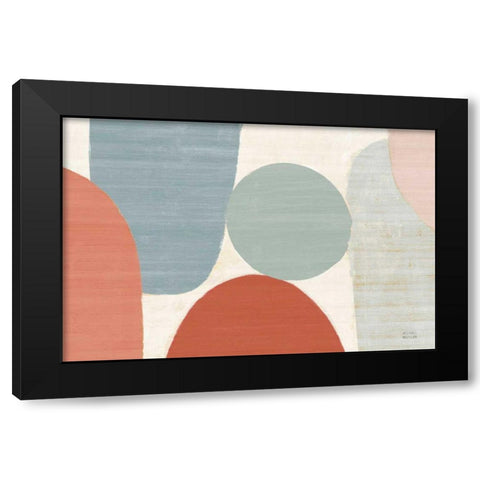 Spring Costa Del Sol II Muted Crop Black Modern Wood Framed Art Print by Mullan, Michael