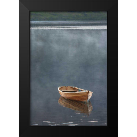Rowboat in Ross Black Modern Wood Framed Art Print by Majchrowicz, Alan
