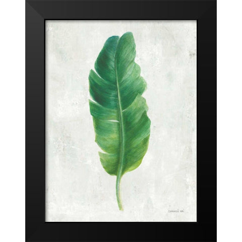 Palms of the Tropics V Black Modern Wood Framed Art Print by Nai, Danhui