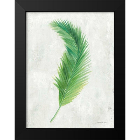 Palms of the Tropics VI Black Modern Wood Framed Art Print by Nai, Danhui
