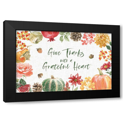 Harvest Bouquet I Black Modern Wood Framed Art Print by Grove, Beth