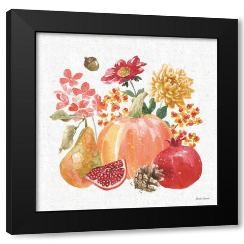 Harvest Bouquet VI Black Modern Wood Framed Art Print by Grove, Beth