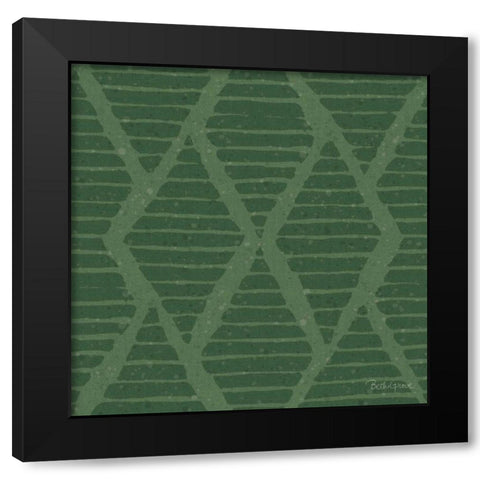 Harvest Bouquet Pattern IIF Black Modern Wood Framed Art Print by Grove, Beth