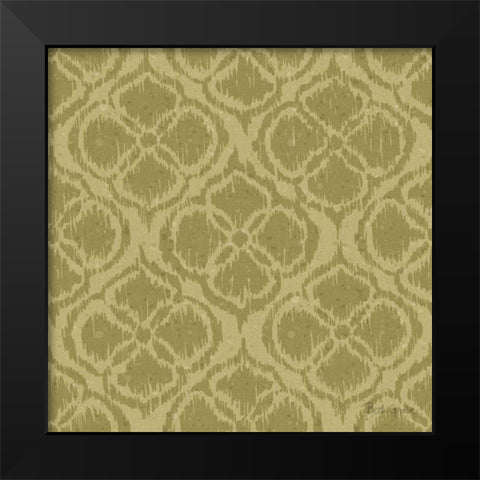 Harvest Bouquet Pattern VB Black Modern Wood Framed Art Print by Grove, Beth