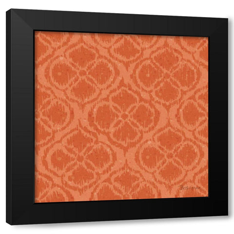 Harvest Bouquet Pattern VC Black Modern Wood Framed Art Print with Double Matting by Grove, Beth