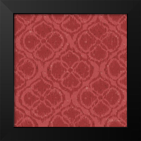 Harvest Bouquet Pattern VD Black Modern Wood Framed Art Print by Grove, Beth