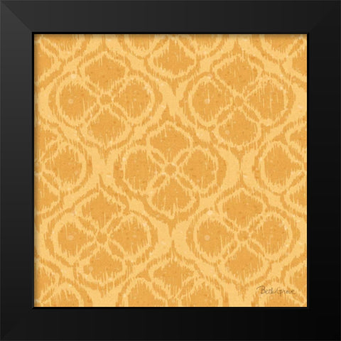 Harvest Bouquet Pattern VE Black Modern Wood Framed Art Print by Grove, Beth