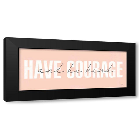 Morning Affirmations I Panel Black Modern Wood Framed Art Print by Marshall, Laura