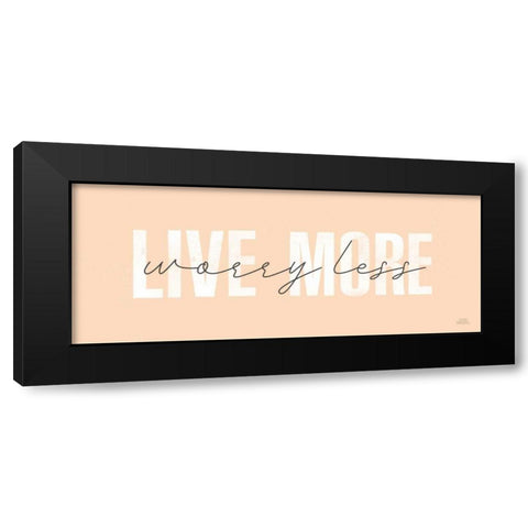 Morning Affirmations II Panel Black Modern Wood Framed Art Print by Marshall, Laura