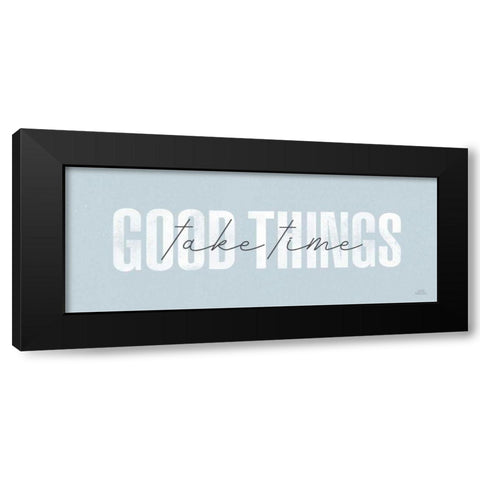 Morning Affirmations III Panel Black Modern Wood Framed Art Print by Marshall, Laura