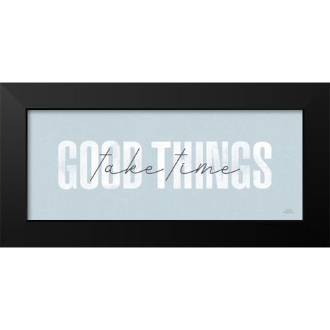 Morning Affirmations III Panel Black Modern Wood Framed Art Print by Marshall, Laura