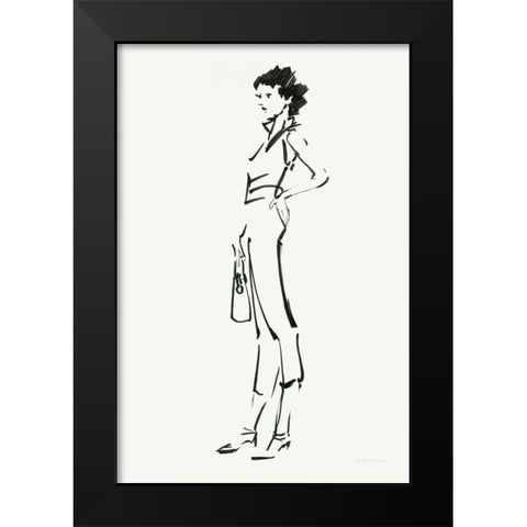 About Town II Black Modern Wood Framed Art Print by Tillmon, Avery