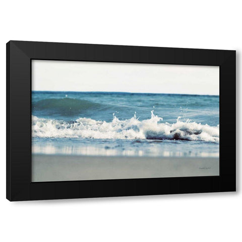 Mint Cottage Days II v2 White Sky Crop Black Modern Wood Framed Art Print with Double Matting by Urquhart, Elizabeth