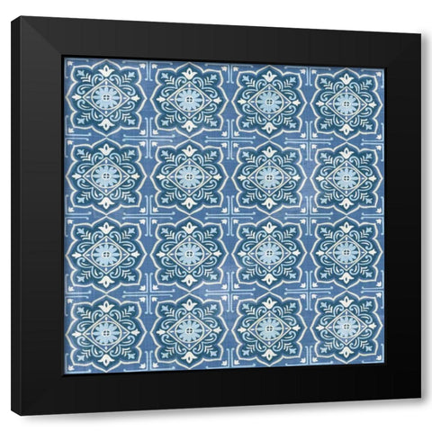 Seville Pattern VIII Black Modern Wood Framed Art Print by Wild Apple Portfolio
