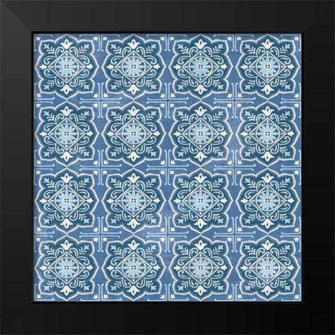 Seville Pattern VIII Black Modern Wood Framed Art Print by Wild Apple Portfolio