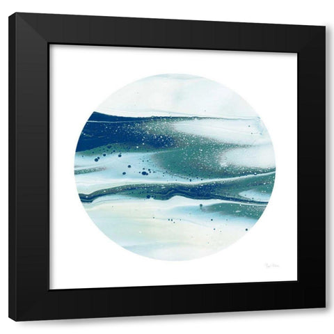 Dark Matter Blue I Black Modern Wood Framed Art Print with Double Matting by Rhue, Piper