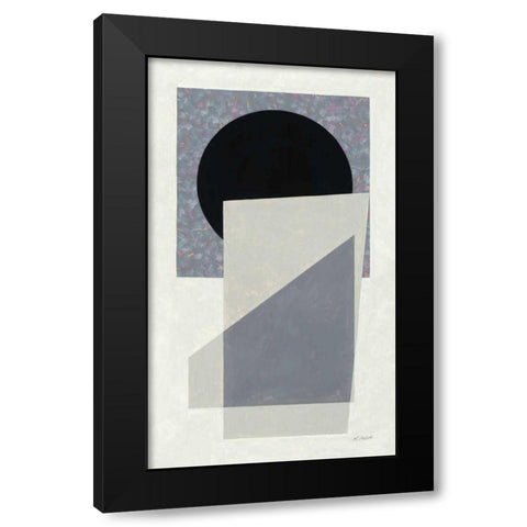 Full Moon I Black Modern Wood Framed Art Print by Schick, Mike