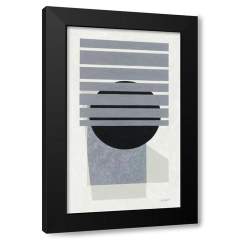 Full Moon II Black Modern Wood Framed Art Print with Double Matting by Schick, Mike