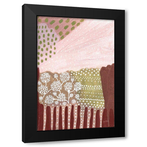 Salt Shrub I Black Modern Wood Framed Art Print with Double Matting by Mack, Lynn