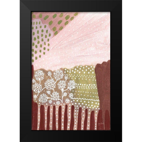 Salt Shrub I Black Modern Wood Framed Art Print by Mack, Lynn